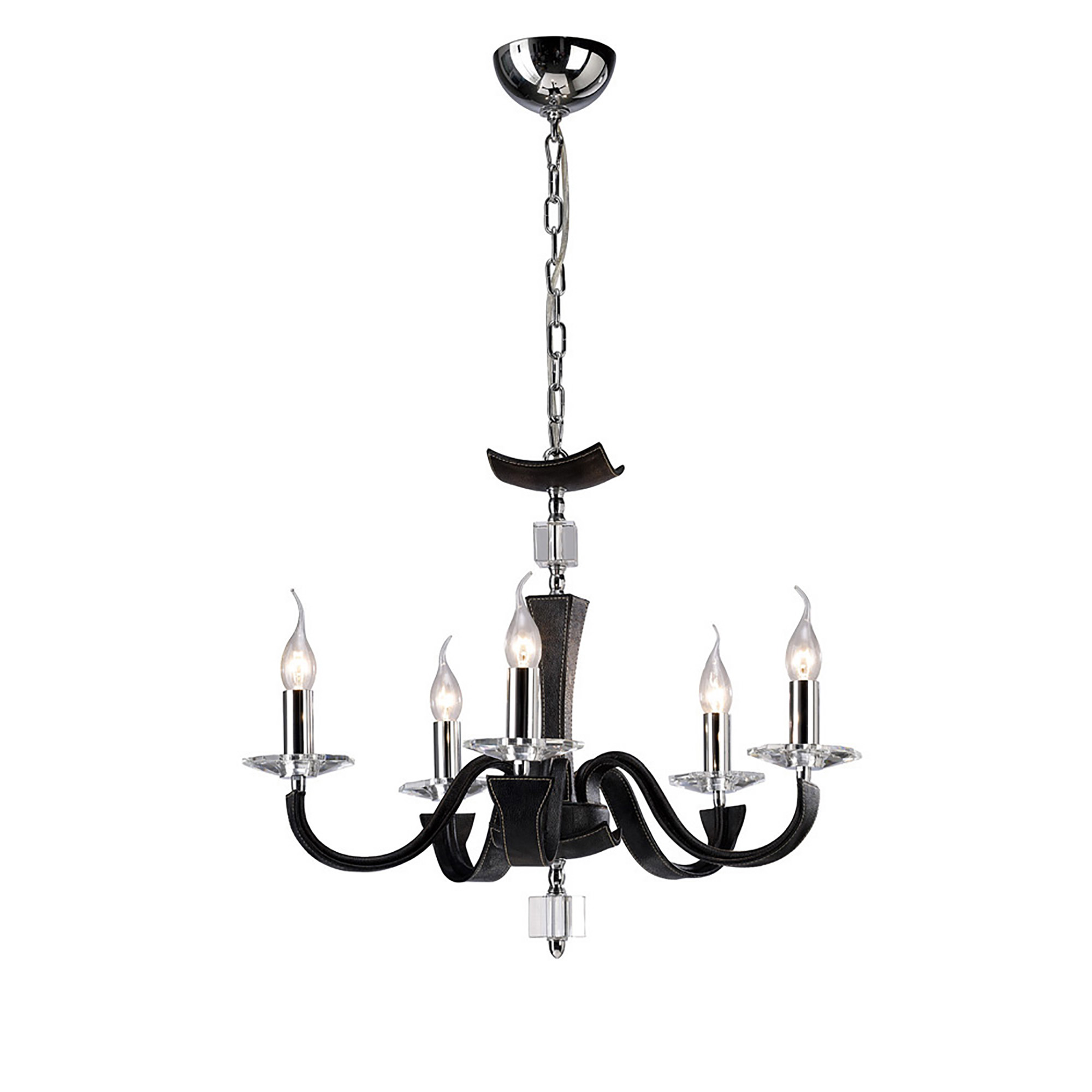 IL31035  Nardini Crystal Pendant 5 Light